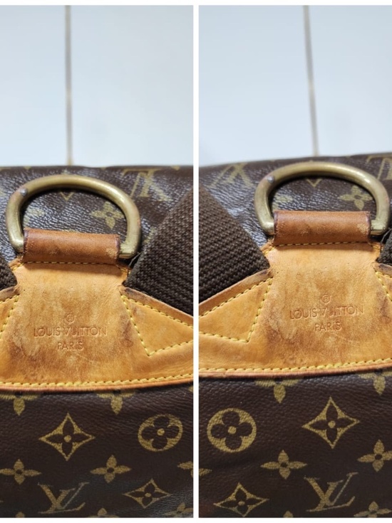 Authentic LOUIS VUITTON Monogram Montsouris GM Backpack Brown main image 8